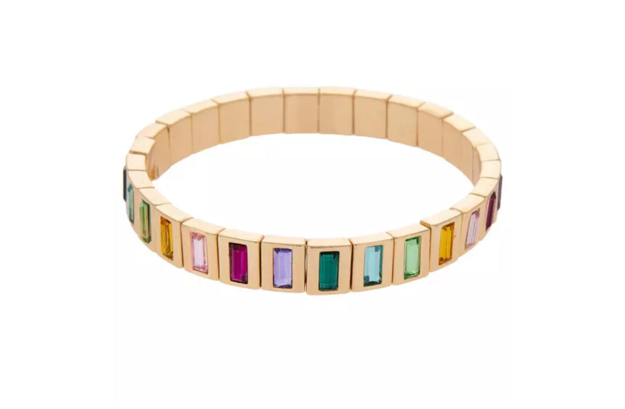 Multi-Color Crystal Bracelet